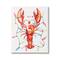 Stupell Industries Nautical Lobster Christmas Lights Canvas Wall Art
